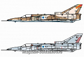 4608 Д Самолет IDF KFIR C2 + C7  (1/144) Dragon