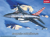 Сборная модель из пластика Самолет F-16C «Файтинг Фолкон» 1:48 Академия - фото