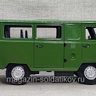 Масштабная модель в сборе и окраске УАЗ 452 открываются двери и багажник, инерционный механизм (Q540-0354) (Q540-0354)