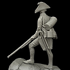 Сборная миниатюра из смолы Russian Grenadier infantry regiment, Swiss campaign 75 мм (1:24) Medieval Forge Miniatures (C-75-119) (C-75-119)