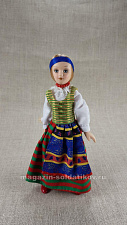 Кукла в литовском девичьем костюме №44 - фото