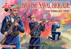 Солдатики из пластика Британская Военно-Морская Бригада 1900 (1/72) Red Box (RB72033) (RB72033)