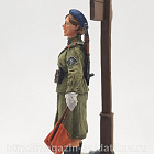 Миниатюра в росписи Регулировщица, 1945 г, 54 мм (НФ0053.14.01.54) (НФ0053.14.01.54)