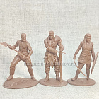 Солдатики из мягкого резиноподобного пластика Викинги №5, набор 6 шт, 1/32 Soldiers. Есть