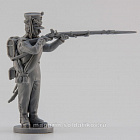 Сборная миниатюра из смолы Мушкетер, стрелок 1-й линии 28 мм, Аванпост