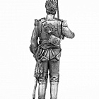 Миниатюра из олова 728 РТ Штаб-офицер вюртембергского Лейб Гвардии Конно егерского полка 1808 г, 54 мм, Ратник