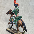 Миниатюра из олова Офицер конных егерей, Франция 1809 г., 54 мм, Студия Большой полк (ИЛ2381.12.03.54) (ИЛ2381.12.03.54)