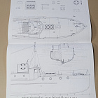 Чертеж Катера мобилизованные войной. Альбом №1. «Км-4", "ПГ» 1/35 (366-207) (366-207 )