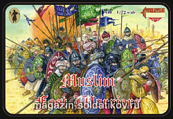 Солдатики из пластика Мусульманские пешие воины (1/72) Strelets (М013) (М013)
