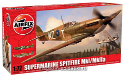Сборная модель из пластика А Самолет SUPERMARINE SPITFIRE MkI/IIa (1/72) Airfix (2010) (2010)