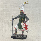 Миниатюра из олова Германский рыцарь XII-XIII вв., 54 мм, Большой полк (ИЛ1678.07.01.54) (ИЛ1678.07.01.54)