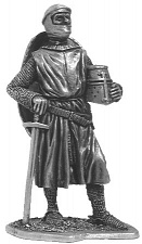 Миниатюра из металла 101. Европейский рыцарь XII в. EK Castings - фото