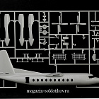 Сборная модель из пластика ИТ Самолет FOKKER F-27 SAR, 1:72 Italeri