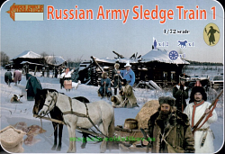 Солдатики из пластика Русский армейский обоз №1. Наполеоника (1/72) Strelets (135) (135)