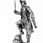 Миниатюра из олова 813 РТ Лейтенант старой гвардии Наполеона 1812 г, 54 мм, Ратник