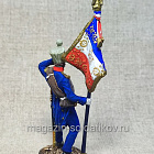 Миниатюра из олова Орлоносец линейной пехоты, 1812 г., Франция, 54 мм, Студия Большой полк (ИЛ2421.12.03.54) (ИЛ2421.12.03.54)
