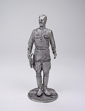 Миниатюра из олова 372 РТ Сотрудник ОББ (Шарапов), 54 мм, Ратник - фото