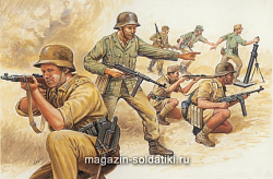 Солдатики из пластика ИТ Набор солдатиков «Немецкий Африканский корпус» (1941-43) (1/72) Italeri
