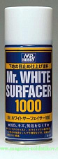 Грунтовка Mr. White Surfacer, 170 мм, Mr. Hobby. Краски, химия, инструменты - фото