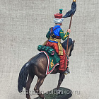 Миниатюра из олова Мамелюк императорской гвардии с бунчуком, 54 мм, Студия Большой полк (ИЛ2384.12.03.54) (ИЛ2384.12.03.54)