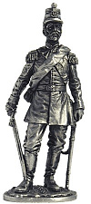 Миниатюра из металла 067. Пьемонтский офицер линейной пехоты. Италия 1849 г. EK Castings - фото
