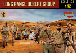 Солдатики из пластика Long Range Desert Group (1/72) Strelets (М144) (М144)