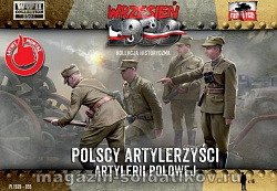 Солдатики из пластика Polish Artillerymen figures, 1:72, First to Fight