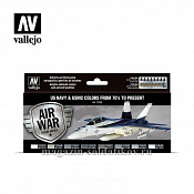 71155 Набор Model Air US NAVY & USMC Colors (8цв.) Vallejo