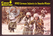 CMH083 Немецкая пехота в зимнем камуфляже (1/72) Caesar Miniatures