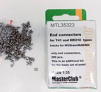 End connectors for M3 Lee/Grant/RAM T41 and WE210 types tracks, 1/35 MasterClub
