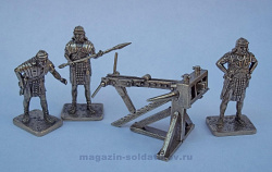 Фигурки из металла Римские артиллеристы (набор) 40 мм, Бронзовая коллекция