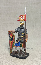 Миниатюра из олова Нормандский рыцарь 1066, 54 мм, Студия Большой полк - фото