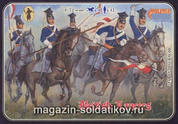 Солдатики из пластика Британские уланы. Крымская война (1/72) Strelets (036) (036)