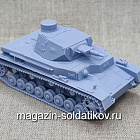Cредний танк T-IV (Pz.Kpfw.IV Ausf.F) (Германия) 1/56 3Д Корнукопия (552-033) (552-033)