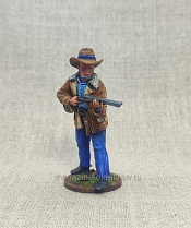 Миниатюра из олова Один ствол хорошо, а два лучше, 54 мм, Студия Большой полк - фото