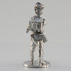 Сборная миниатюра из металла Егерь, заряжающий «по-егерски» 28 мм, Аванпост