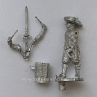 Сборная миниатюра из смолы Барабанщик, 28 мм, Аванпост