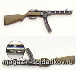 Аксессуары из смолы Советский автомат ППШ 41 №1. Tank (А 021) (А 021)