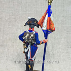 Миниатюра из олова Сержант-орлоносец 4 линейного полка 1805 г., 54 мм, Студия Большой полк (ИЛ2429.12.02.54) (ИЛ2429.12.02.54 )