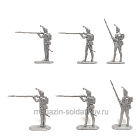 Солдатики из пластика Д54-011/2 Доп. набор «Штыки», 1812 год (6 шт, серебро), Студия Большой полк (Д54-011/2 Серебро) (Д54-011/2 Серебро)