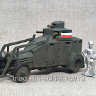 Бронеавтомобиль Ansaldo-Lancia IZ, 1/56, Артель АТ (АТ-105) (АТ-105)