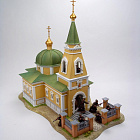 Масштабная модель в сборе и окраске Церковь, 1:56, Средневековый город