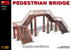 Сборная модель из пластика Пешеходный мост MiniArt (1/35)