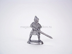 Солдатики из металла Воин мертвого легиона с двуручным мечом, Магазин Солдатики (Prince August)