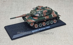 Модель в боксе M60A3 Patton - 1985, польская журнальная серия «Танки мира» №10 1/72 (366-227) (366-227)