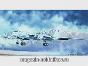 Сборная модель из пластика Самолет Ту-95МС (1:72) Трумпетер - фото