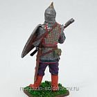 Русский воин с топором XIV в., XIII в, 54 мм, Soldanir (QF0477) (QF0477)