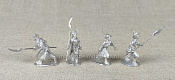 Сборные фигуры из металла Польские повстанцы Набор №3, Косиньеры (4 фигурки), 28 мм, Figures from Leon - фото