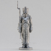 Сборная миниатюра из металла Сержант легкой пехоты, стоящий, Франция, 28 мм, Аванпост - фото