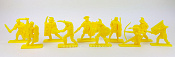 ИТМ006 Последняя битва, набор из 10 фигур (желтый) 1:32, ИТАЛМАС